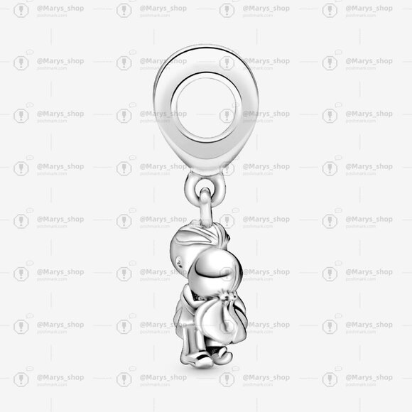 Pandora Married couple sterling silver dangle with clear cubic zirconia - Picture 2 of 5